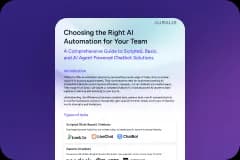 Choosing the right AI framework checklist cover