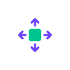 Unfair scaling advantage icon