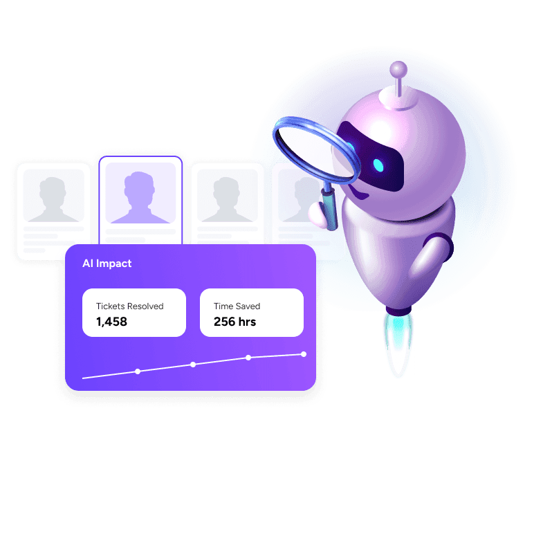 Transparent AI operations and decision-making illustration
