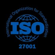 ISO 27001 certification badge