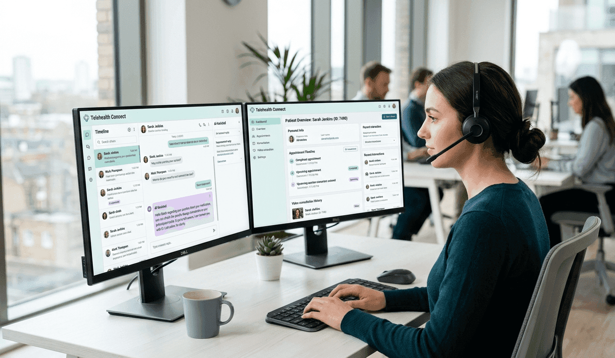 Auralis AI workflow for online health platform support teams
