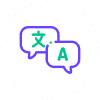 Multilingual icon